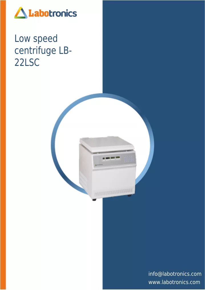 low speed centrifuge lb 22lsc