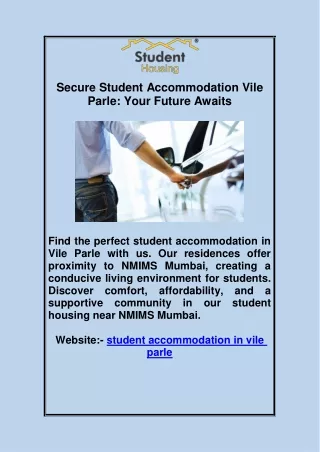 student housing mumbai vile parle