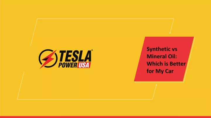 synthetic vs mineral oil which is better