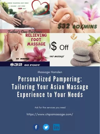 Personalized Pampering Tailoring Your Asian Massage Experience to Your Needs