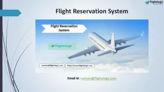 flight reservation system