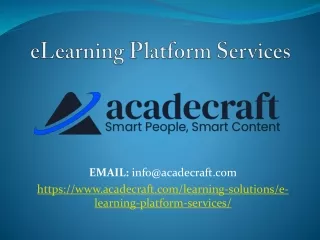elearning platform services