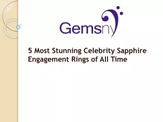 5 Most Stunning Celebrity Sapphire Engagement Rings of All Time