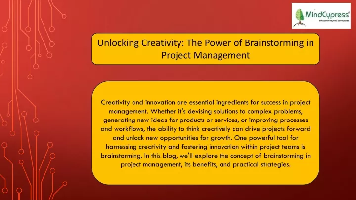 unlocking creativity the power of brainstorming