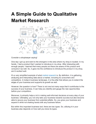 A Simple Guide to Qualitative Market Research