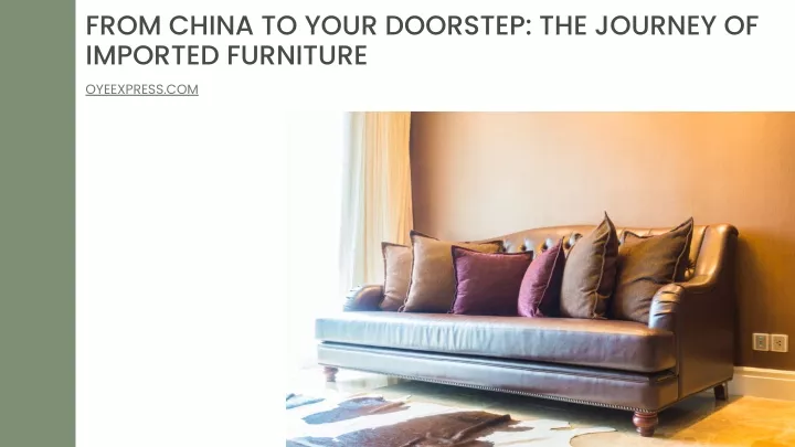 from china to your doorstep the journey