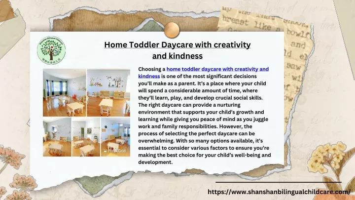 home toddler daycare with creativity and kindness