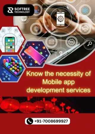 Know the necessity of Mobile app development services