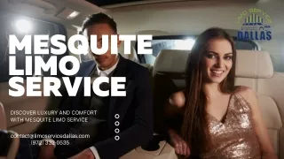 Discover Luxury and Comfort with Mesquite Limo Service
