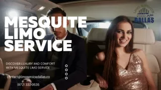 Discover Luxury and Comfort with Mesquite Limo Service