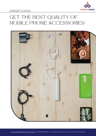 Find the Best Mobile Phone Accessories at Gadget Gurus