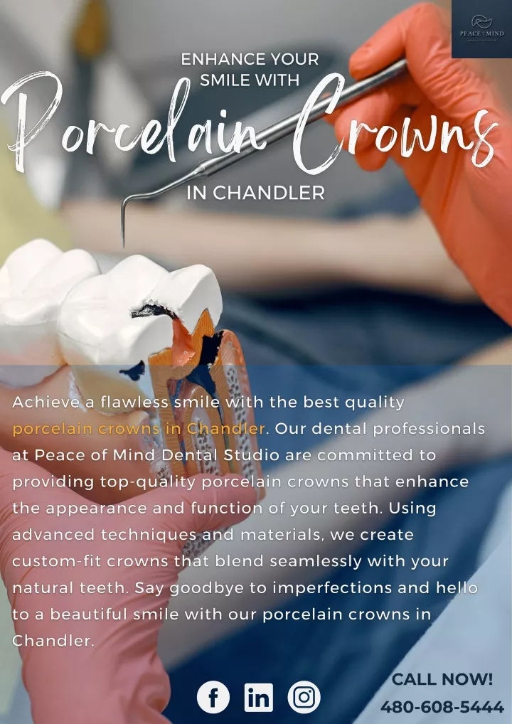 PPT - Enhance Your Smile with Porcelain Crowns in Chandler PowerPoint ...