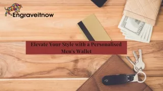 Elevate Your Style with a Personalised Men's Wallet