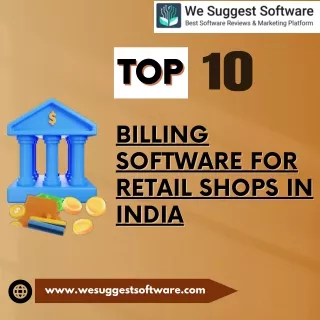 Top 10 Billing Software for Retail Shops in India
