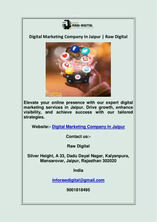 Digital Marketing Company In Jaipur