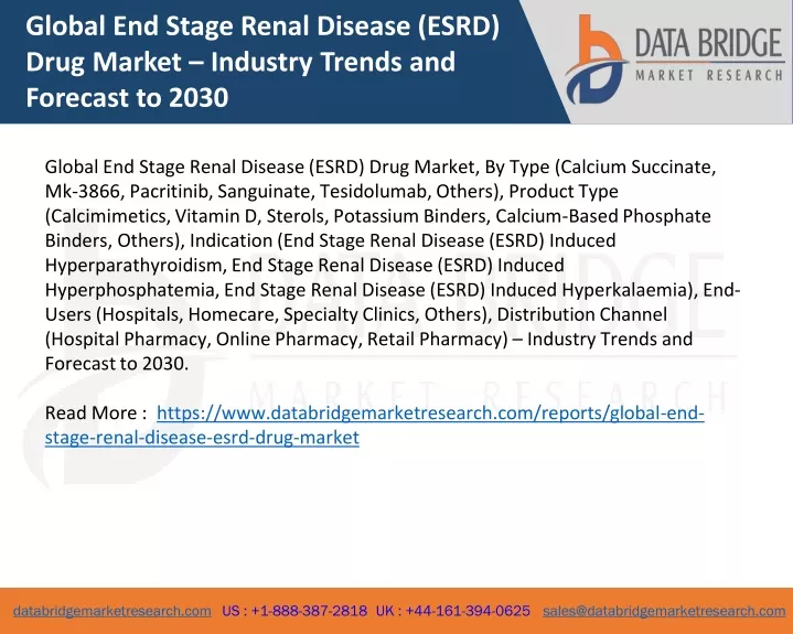 global end stage renal disease esrd drug market