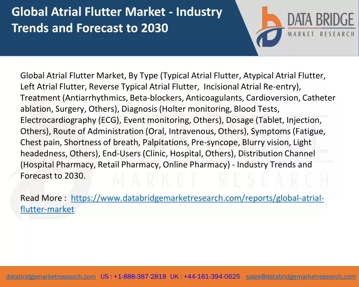 global atrial flutter market industry trends