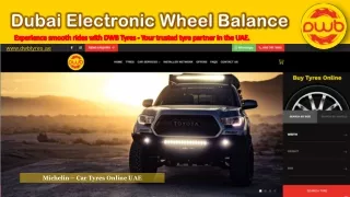 MichelinTyres - Car Tyres Online UAE - DWB Tyres  -