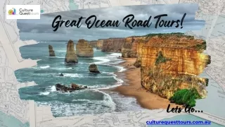 Journey Along the Great Ocean Road Tours | Culture Questtours