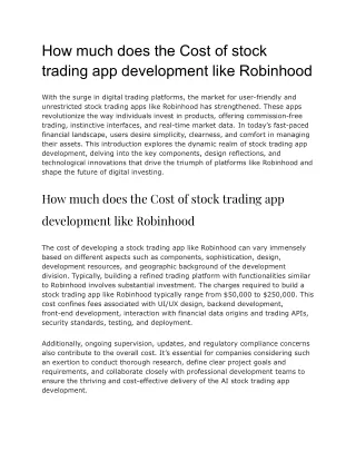 how much does the cost of stock trading