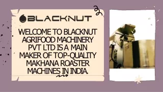 Top Makhana roaster Machine Manufacturer in India