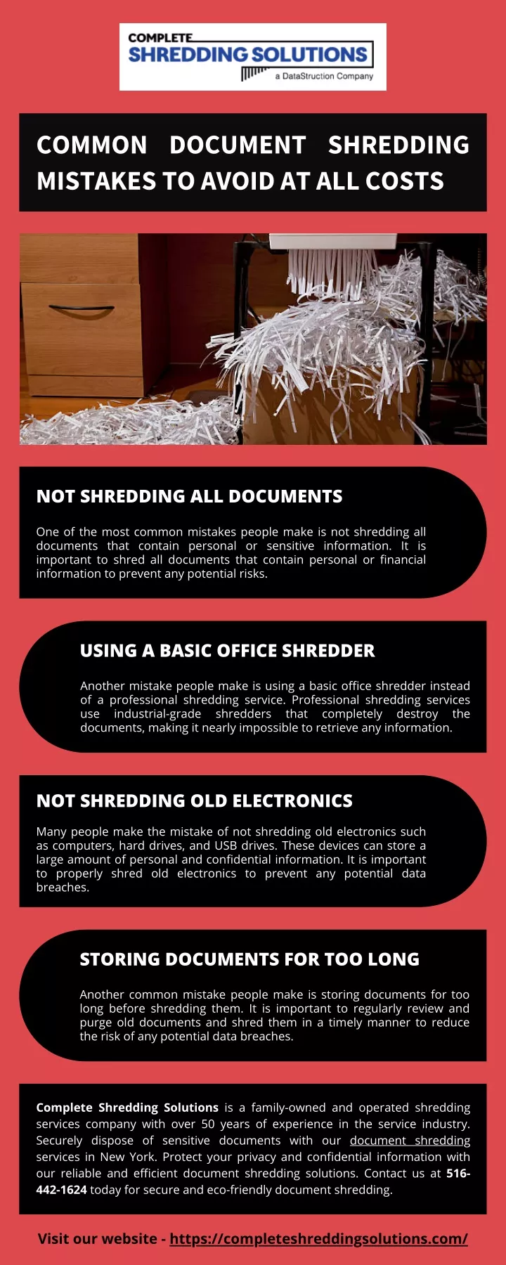 common document shredding mistakes to avoid
