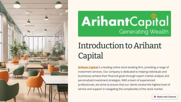 introduction to arihant capital