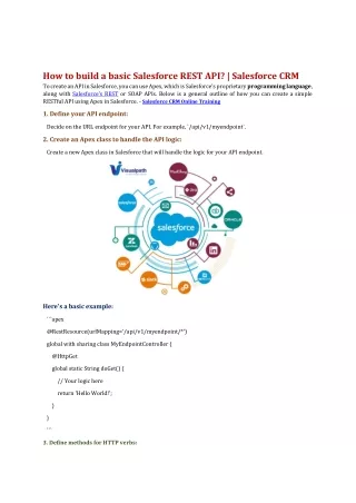 how to build a basic salesforce rest