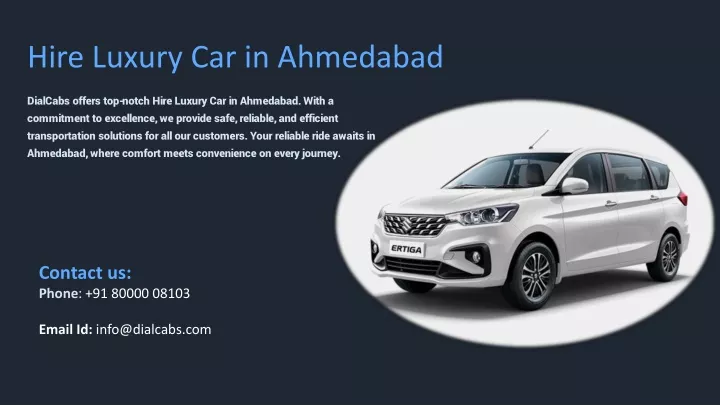 hire luxury car in ahmedabad