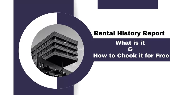 rental history report