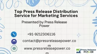 top press release distribution service