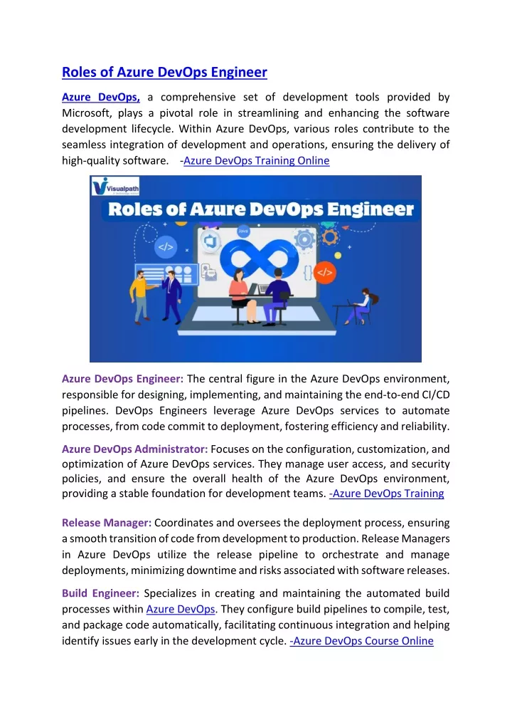 roles of azure devops engineer
