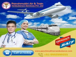 Utilize Panchmukhi Train Ambulance in Patna and Ranchi with 24 Hours Available Active Medical Team