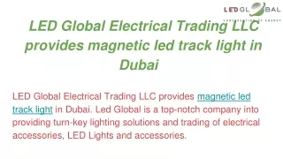Led Global Electrical Trading LLC