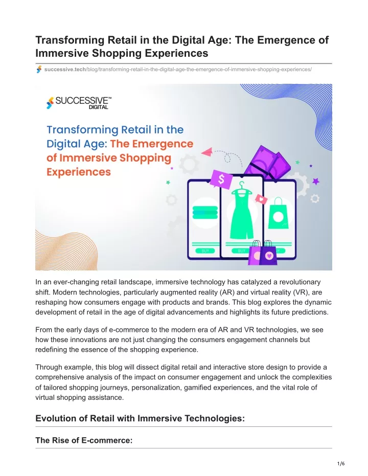 transforming retail in the digital