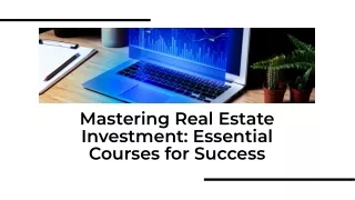 Invest with Confidence: Transformative Real Estate Investing Courses