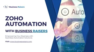 Zoho Automation with Business Raisers