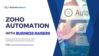 Zoho Automation with Business Raisers