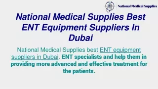 National Medical Supplies