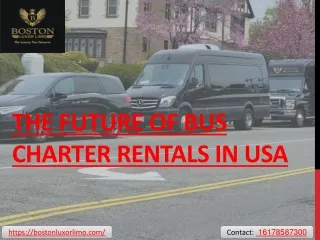 The Future of Bus Charter Rentals in USA