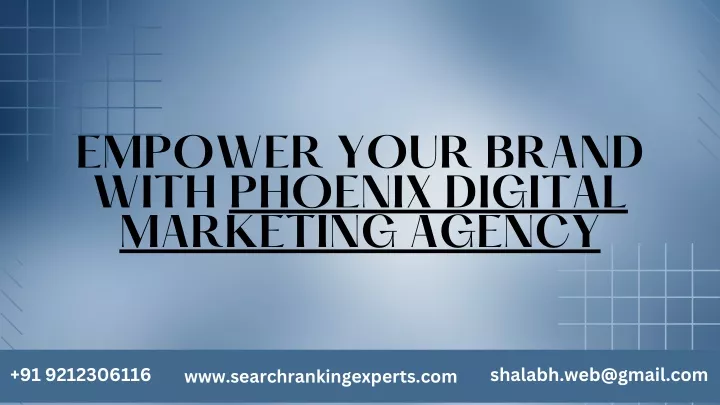 empower your brand with phoenix digital marketing