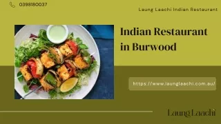 Indian Restaurant in Burwood