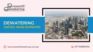 Prasanth Dewatering Dubai - Company Profile Powerpoint