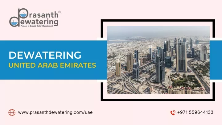 dewatering united arab emirates