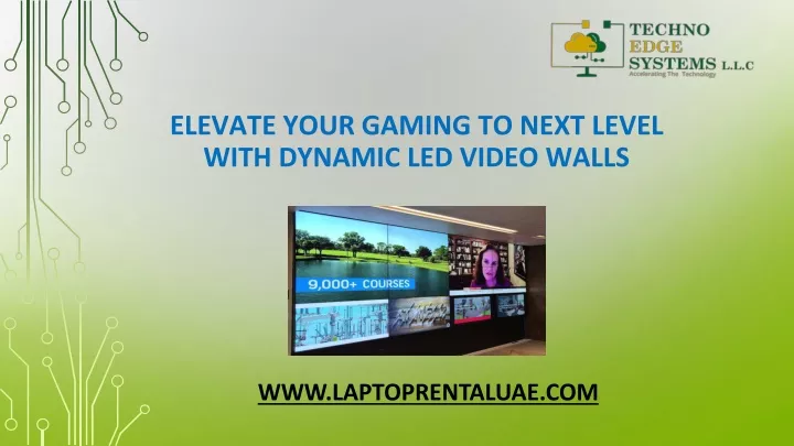 elevate your gaming to next level with dynamic led video walls