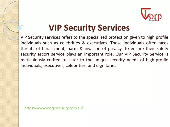 vip security services