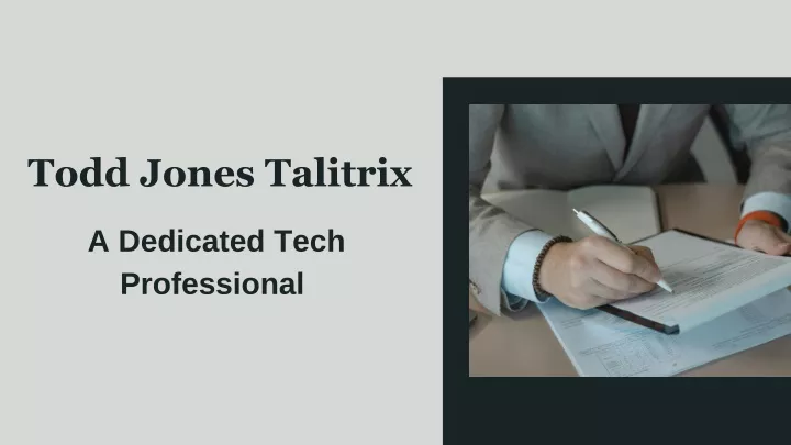 todd jones talitrix