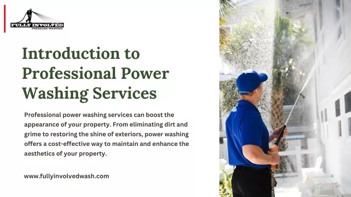 introduction to professional power washing