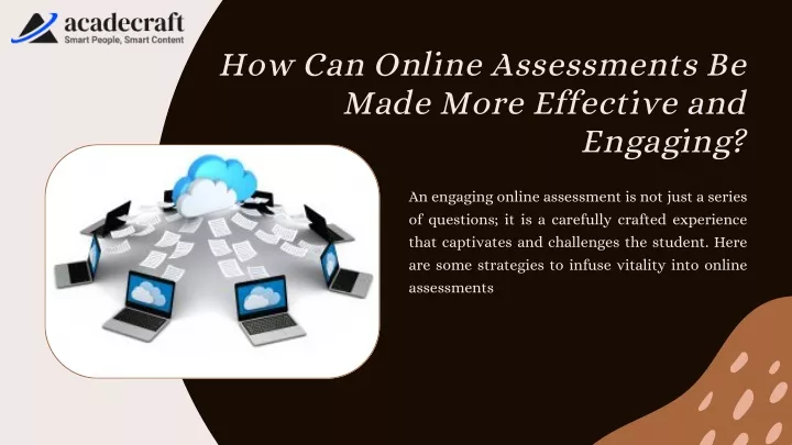 how can online assessments be made more effective
