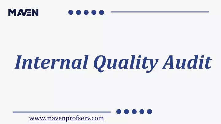 internal quality audit